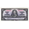 BC-24b 1937 Canada $10 Gordon-Towers, N/D, EF-AU (EF45)