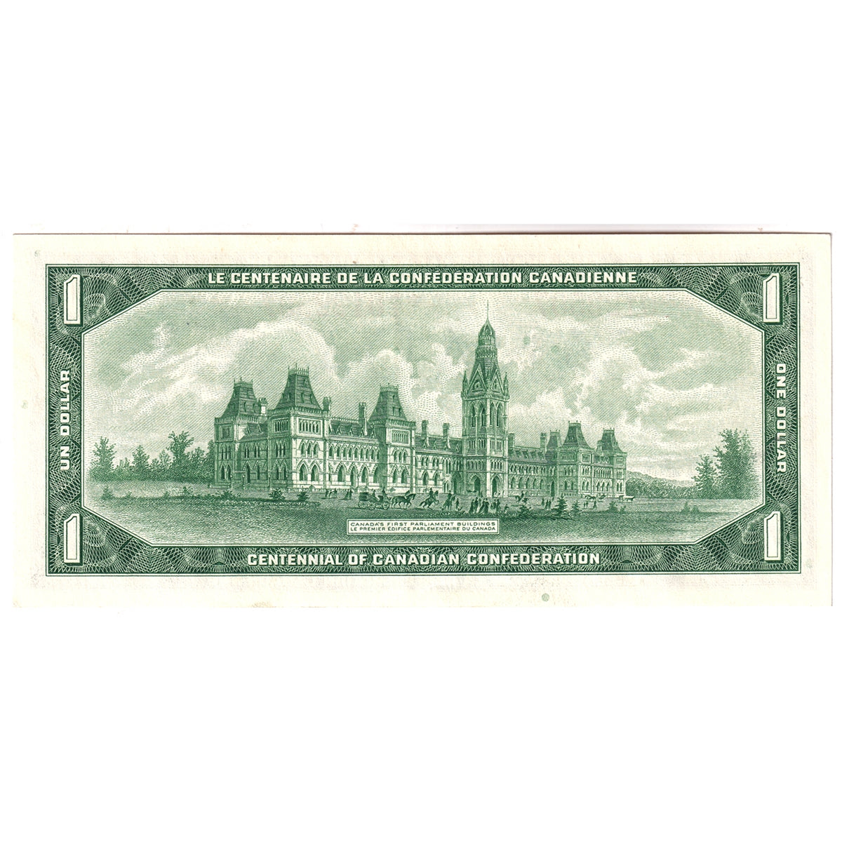 BC-45bA 1967 Canada $1 Beattie-Rasminsky, *N/O, EF-AU (EF45)