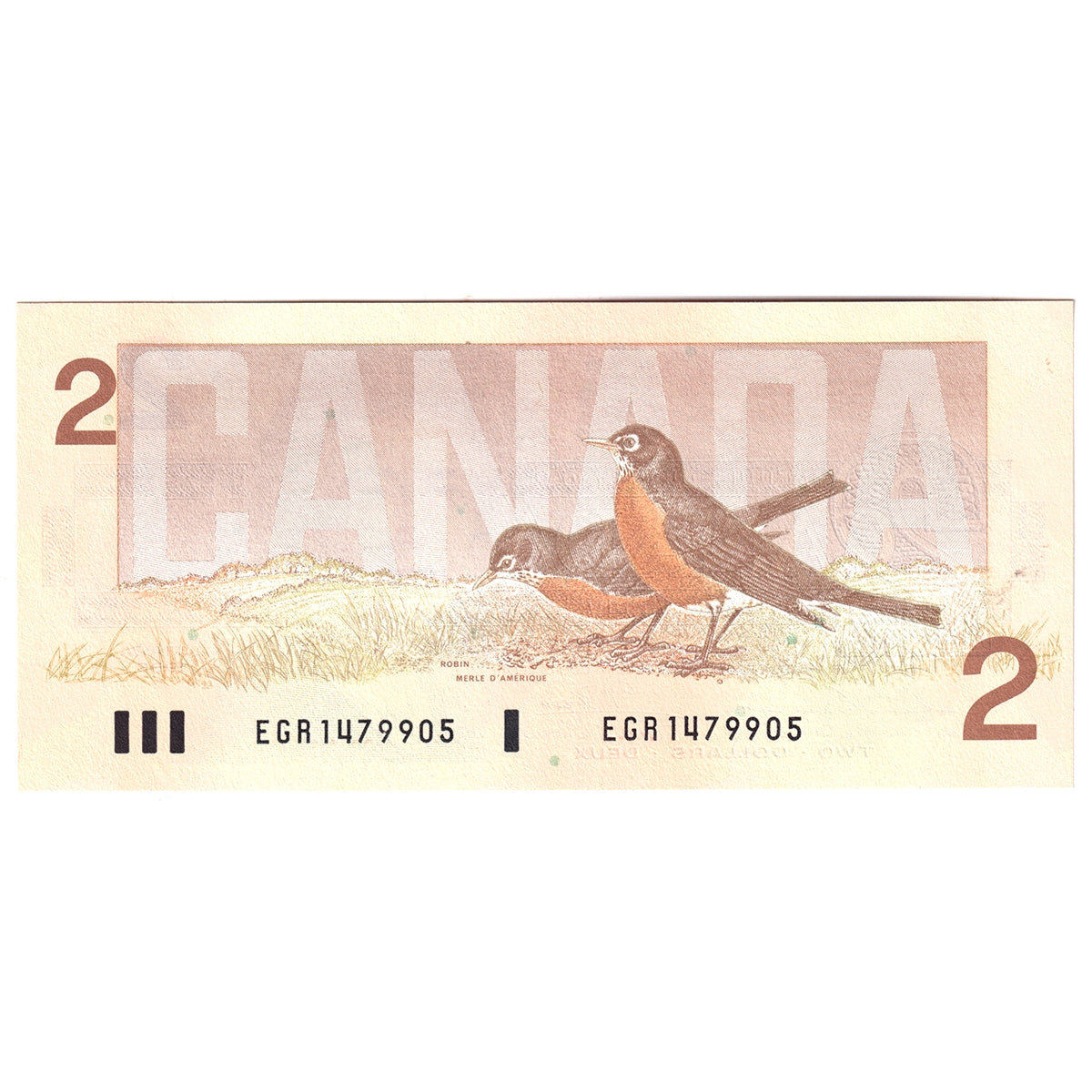 BC-55b-i 1986 Canada $2 Thiessen-Crow, EGR, Choice Uncirculated (CUNC63)