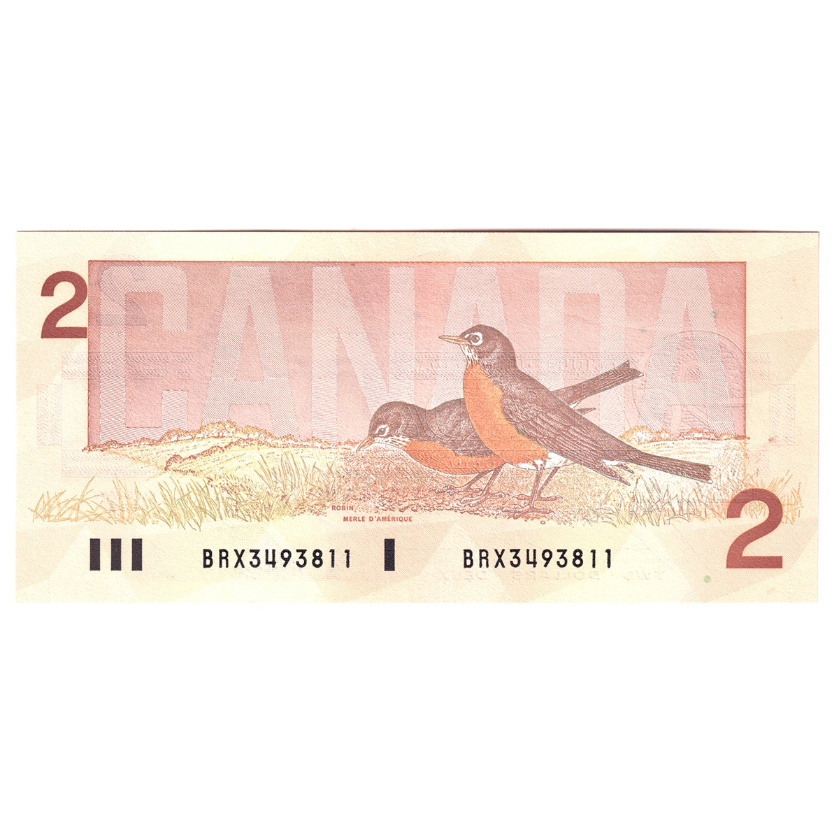 BC-55cA 1986 Canada $2 Bonin-Thiessen, BRX, RCM Issue, Choice Uncirculated (CUNC63)