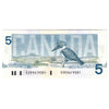 BC-56a-i 1986 Canada $5 Crow-Bouey, EOK, UNC