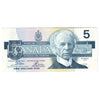 BC-56a-i 1986 Canada $5 Crow-Bouey, EOK, AU-UNC