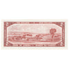 BC-38b 1954 Canada $2 Beattie-Rasminsky, F/U, AU-UNC (AU55)