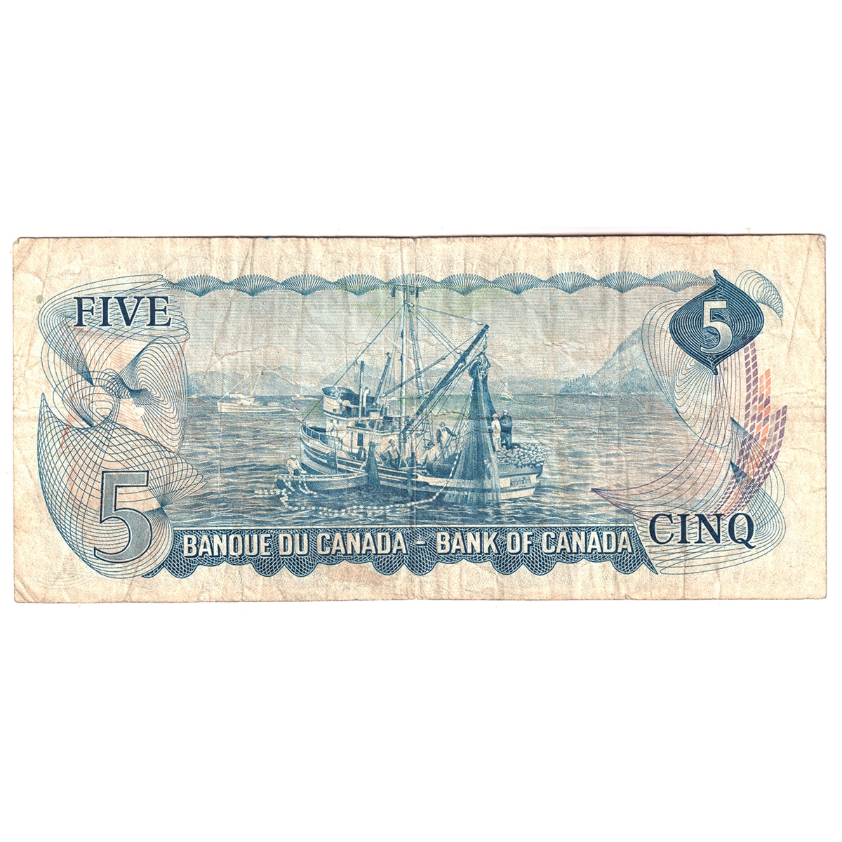 BC-48aA 1972 Canada $5 Bouey-Rasminsky, *CD, Circ