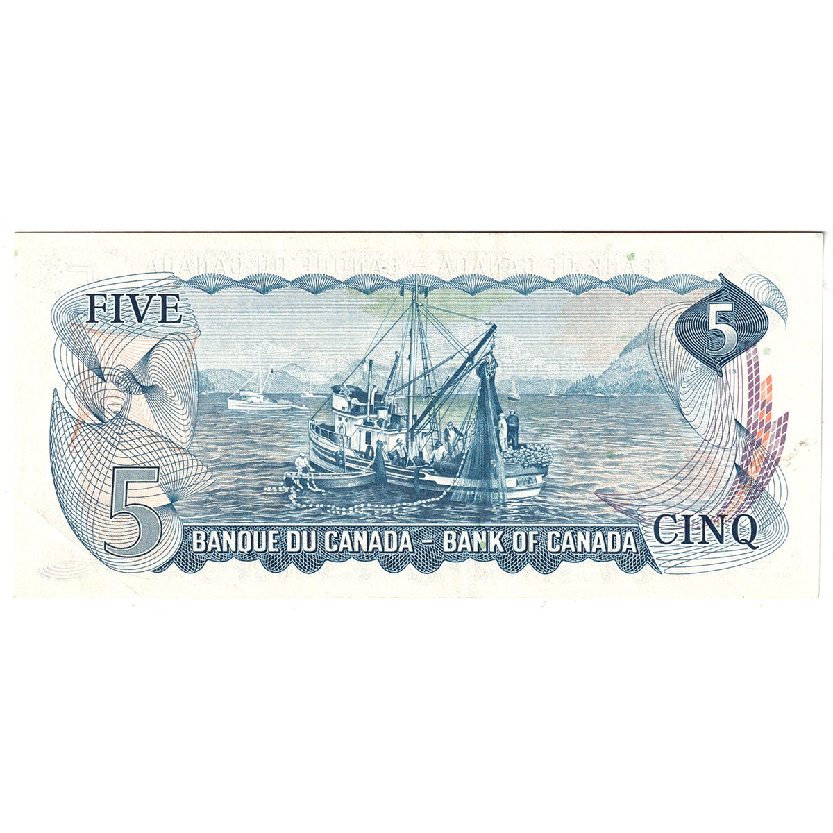 BC-48bA 1972 Canada $5 Lawson-Bouey, *SB Below 1.6M, EF-AU