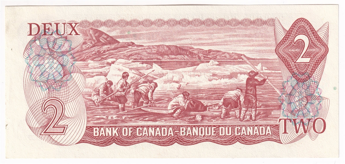 BC-47a 1974 Canada $2 Lawson-Bouey, UH, AU-UNC (AU55)