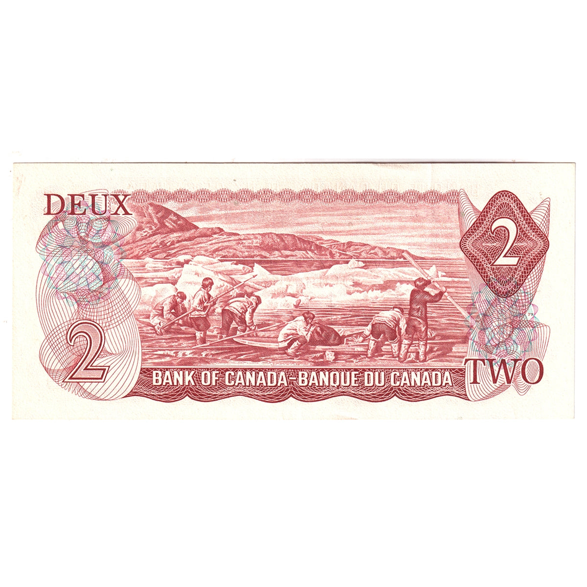 BC-47a-i 1974 Canada $2 Lawson-Bouey, ABL, Almost Uncirculated (AU50)