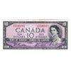 BC-32b 1954 Canada $10 Beattie-Coyne, Devil's Face, F/D, EF