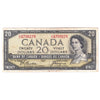 BC-33b 1954 Canada $20 Beattie-Coyne, Devil's Face, D/E, Circ