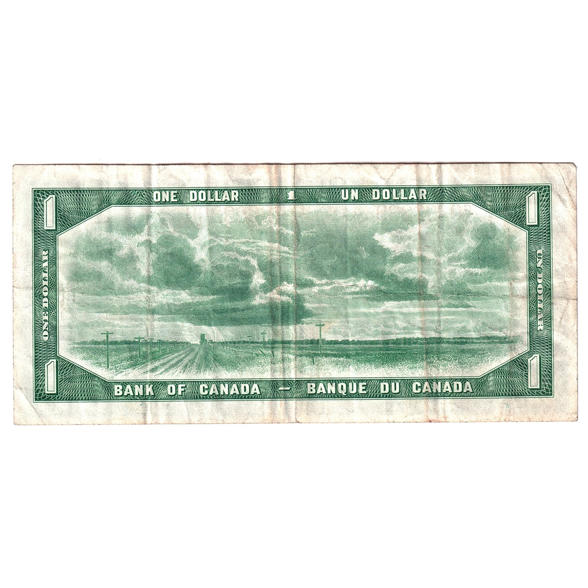 BC-29a 1954 Canada $1 Coyne-Towers, Devil's Face, C/A, VF