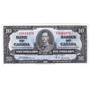 BC-24a 1937 Canada $10 Osborne-Towers, A/D, F-VF (F15)