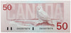 BC-59aA 1988 Canada $50 Thiessen-Crow, EHX above 2.1 M, EF-AU (EF45)