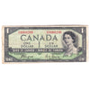BC-29a 1954 Canada $1 Coyne-Towers, Devil's Face, E/A, Very Good (VG8)