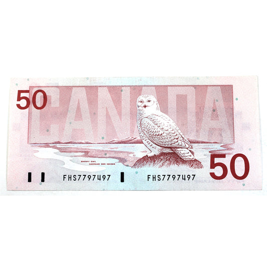 BC-59c 1988 Canada $50 Knight-Thiessen, FHS, Circ