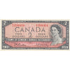 BC-38b 1954 Canada $2 Beattie-Rasminsky, B/U, Uncirculated (MS60)