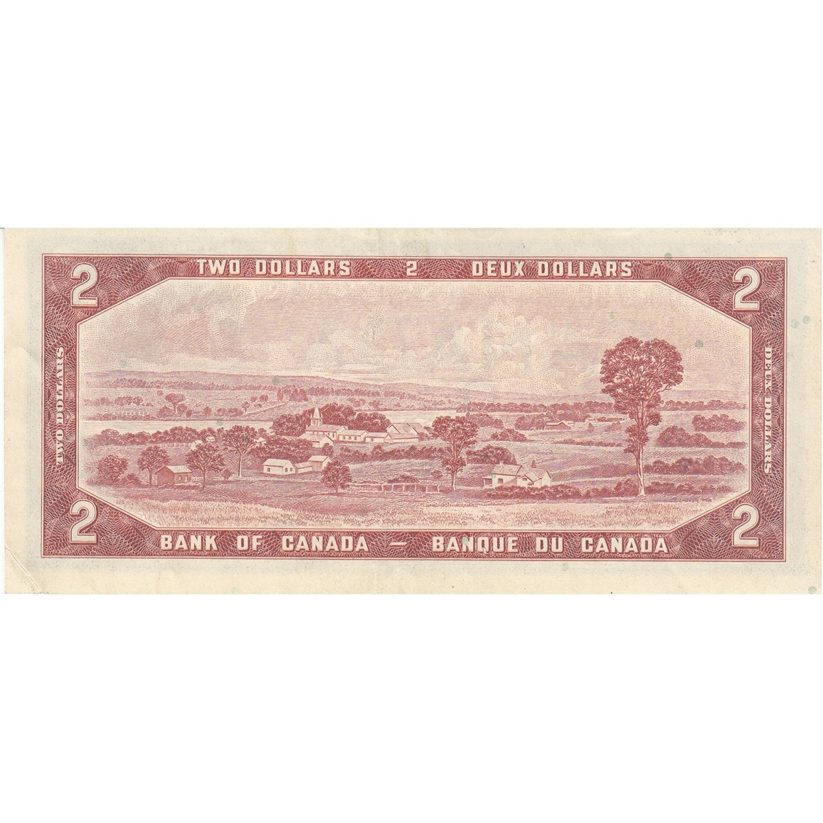 BC-38b 1954 Canada $2 Beattie-Rasminsky, E/U, Extra Fine (EF40)