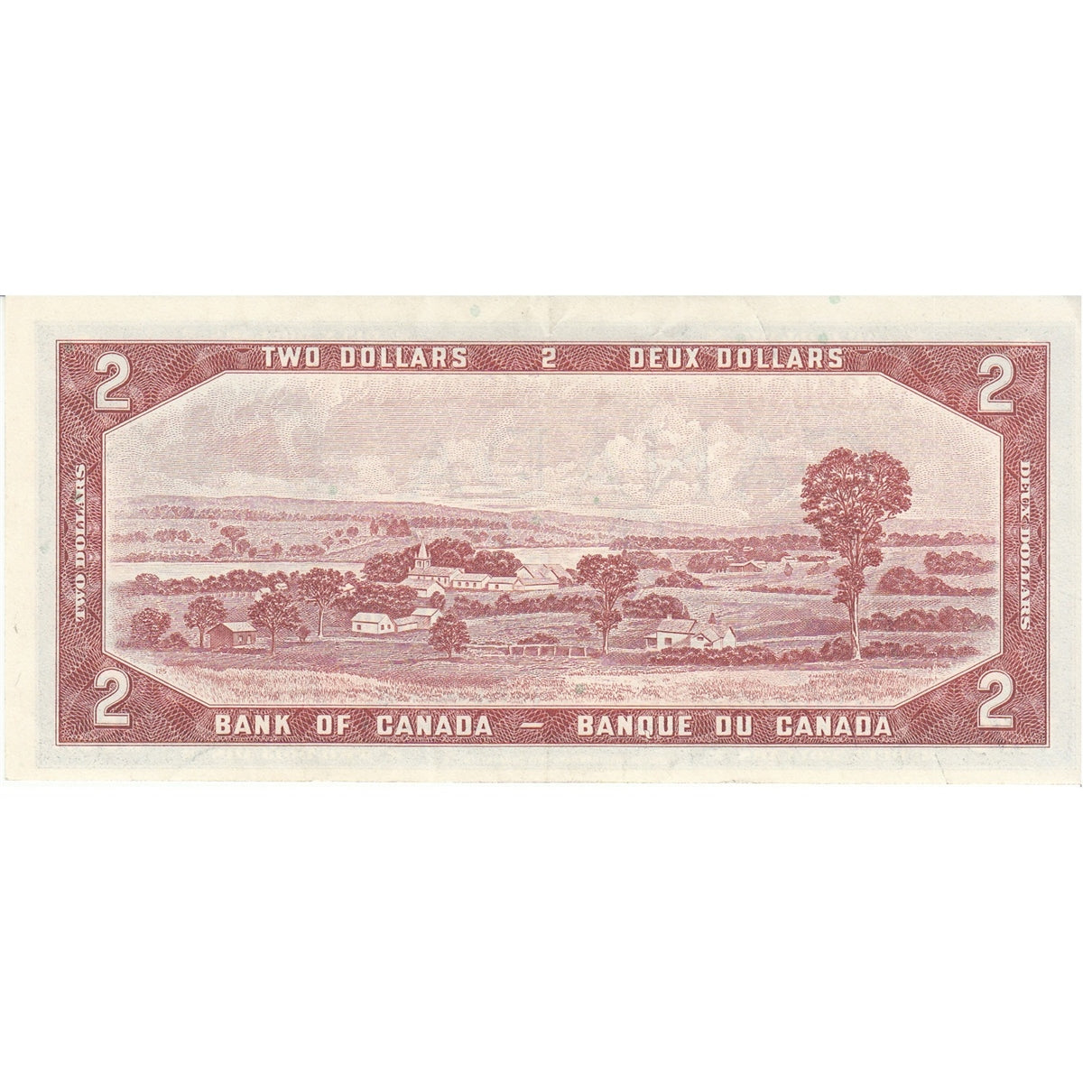 BC-38b 1954 Canada $2 Beattie-Rasminsky, I/U, Extra Fine (EF40)