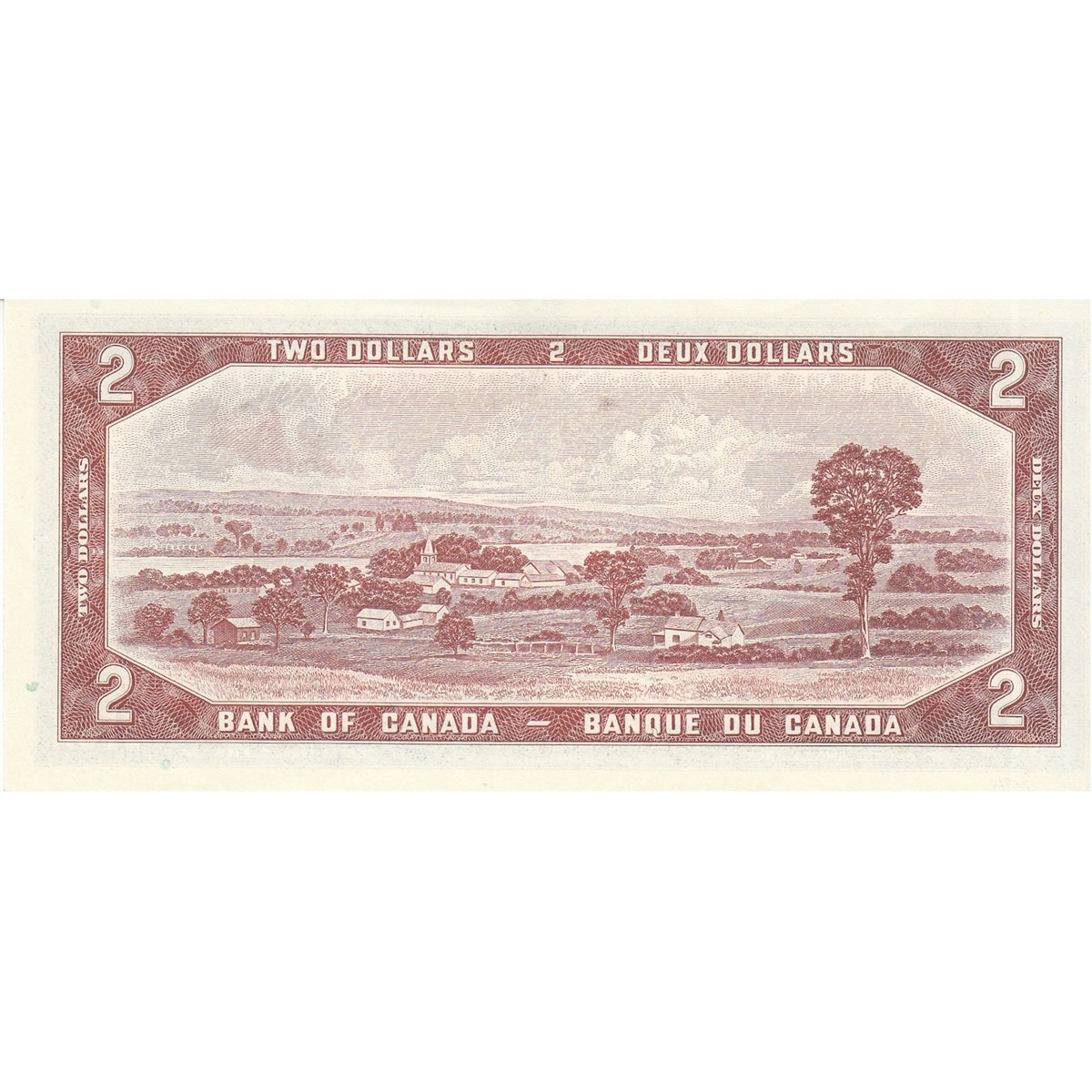 BC-38b 1954 Canada $2 Beattie-Rasminsky, L/U, AU-UNC (AU55)