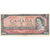 BC-38b 1954 Canada $2 Beattie-Rasminsky, T/R, EF-AU (EF45)