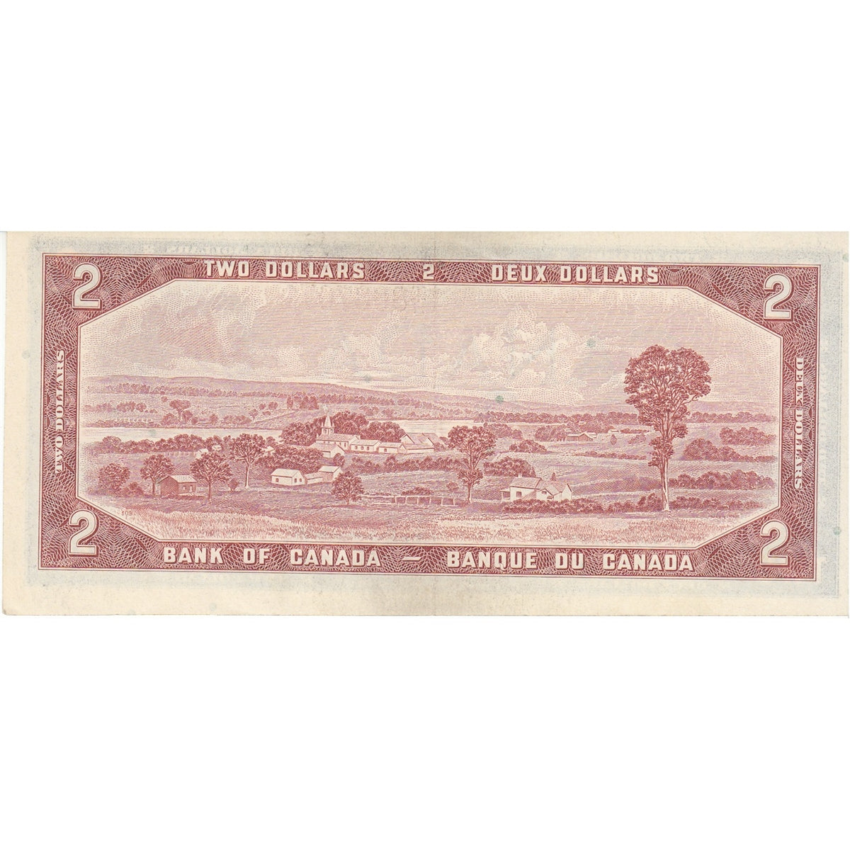 BC-38b 1954 Canada $2 Beattie-Rasminsky, T/R, EF-AU (EF45)