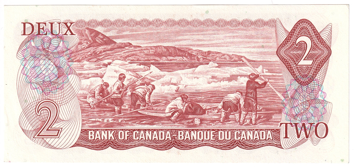 BC-47a-i 1974 Canada $2 Lawson-Bouey, ABY, AU-UNC (AU55)