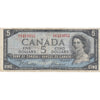 BC-31b 1954 Canada $5 Beattie-Coyne, Devil's Face, G/C, F