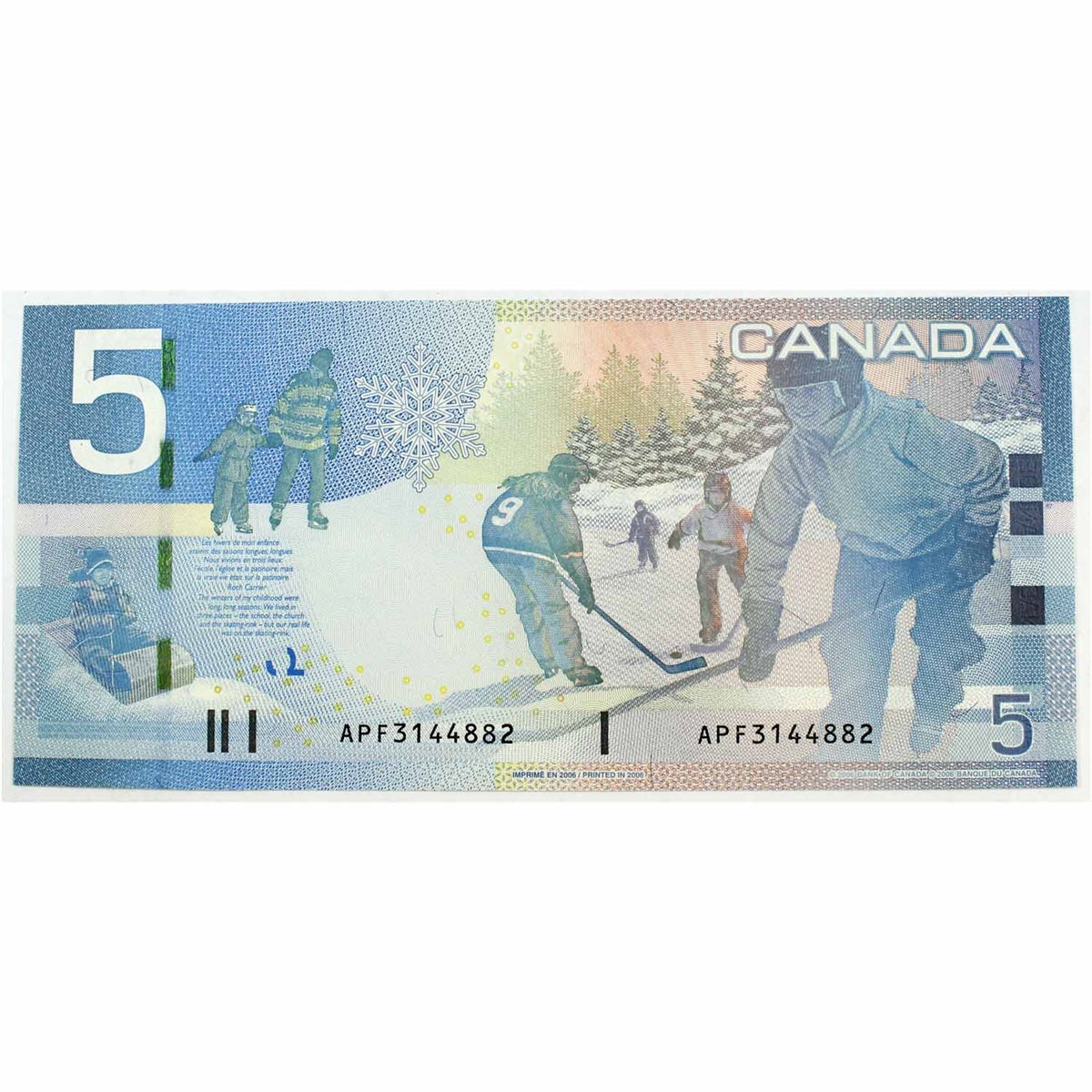 BC-67a 2006 Canada $5 Jenkins-Dodge, APF, Uncirculated (MS60)