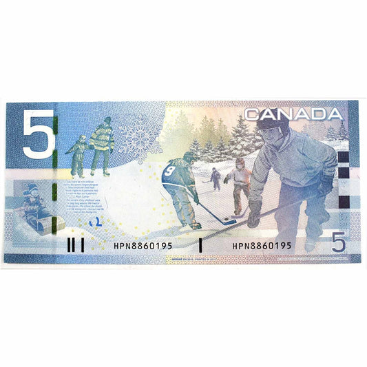 BC-67b-i 2010 Canada $5 Jenkins-Carney, HPN, Choice Uncirculated (CUNC63)