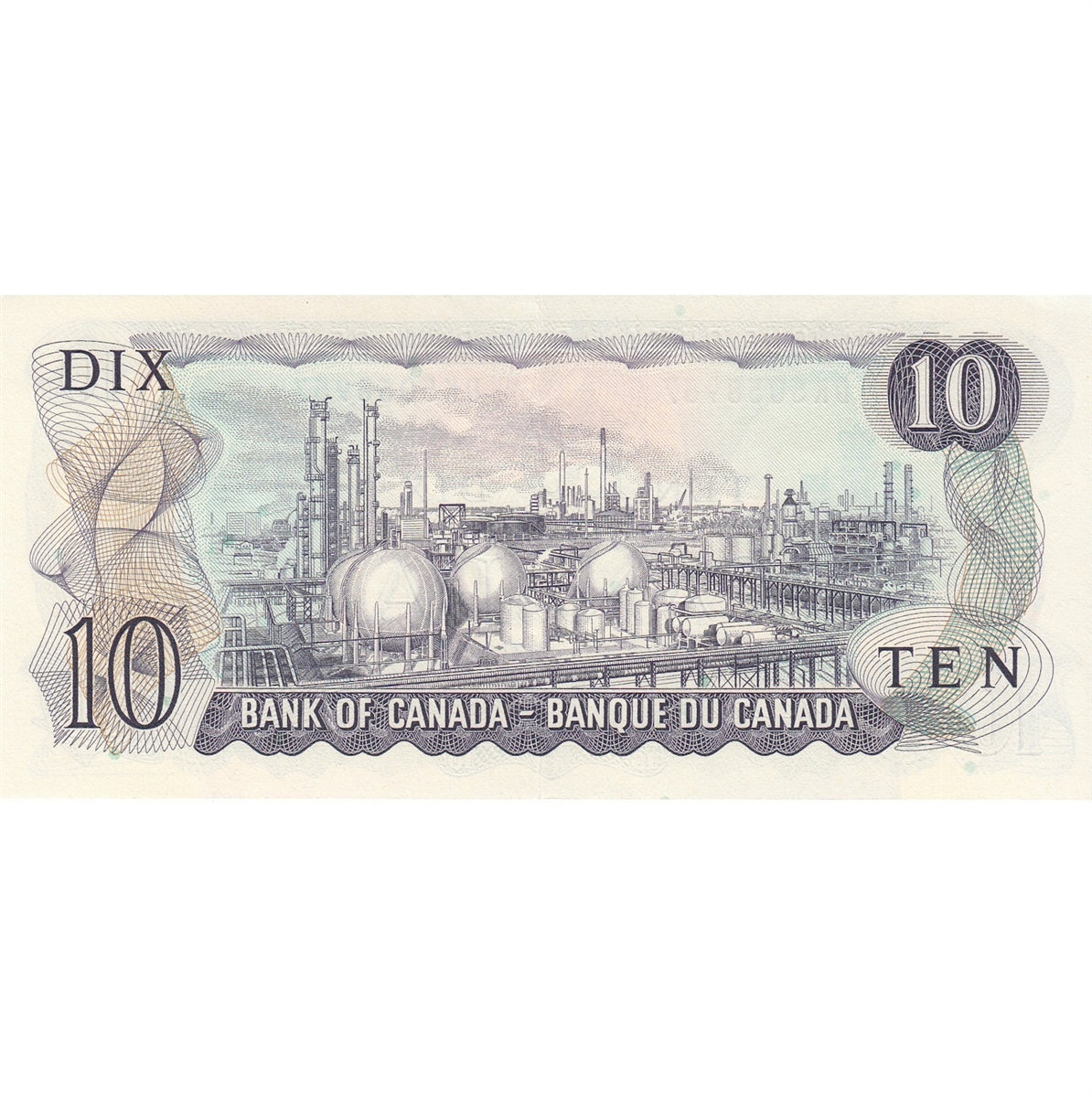 BC-49a 1971 Canada $10 Beattie-Rasminsky, DK, EF-AU (EF45)