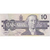 BC-57aA 1989 Canada $10 Thiessen-Crow, ATX, Extra Fine (EF40)