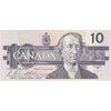 BC-57b 1989 Canada $10 Bonin-Thiessen, BEA, AU-UNC (AU55)