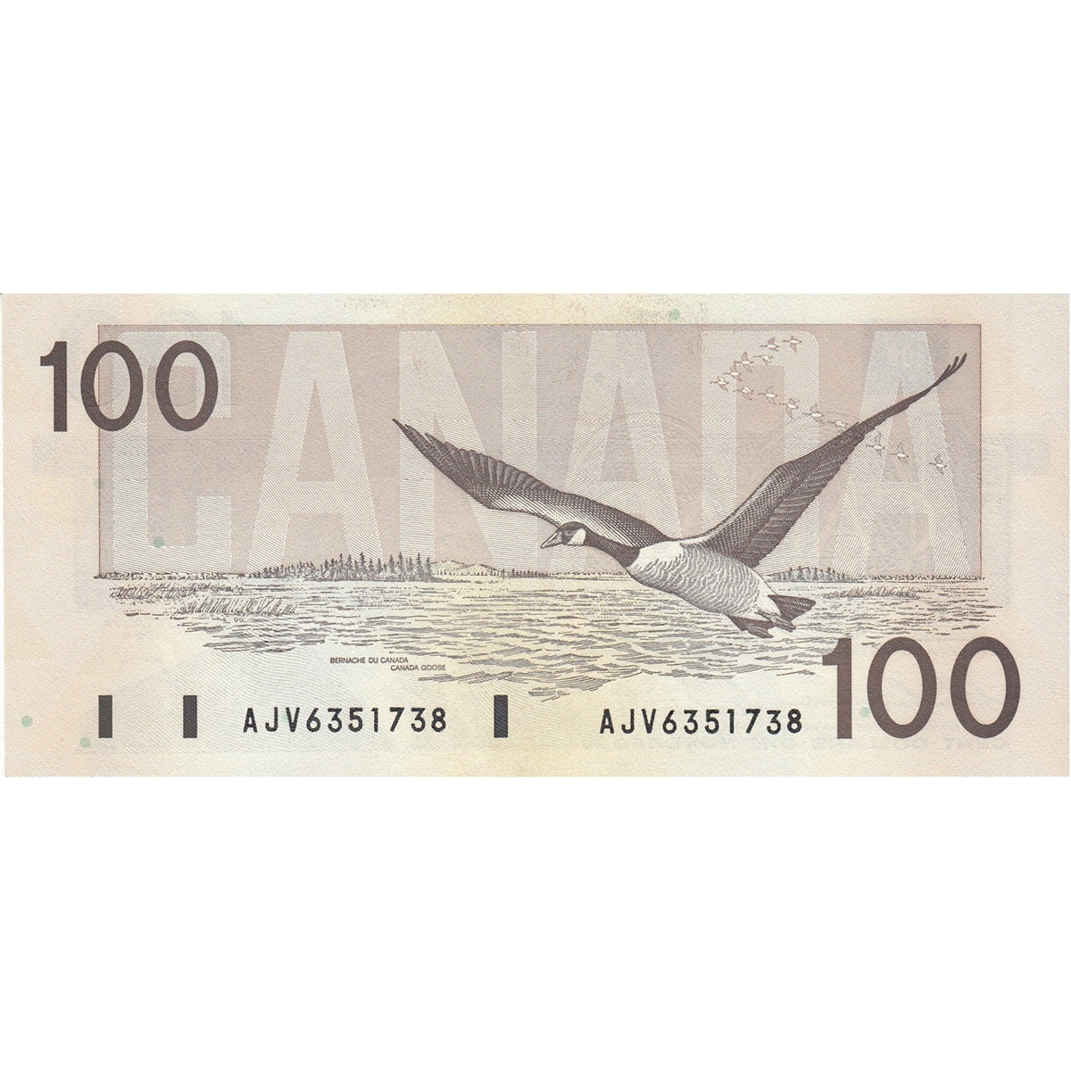BC-60a 1988 Canada $100 Thiessen-Crow, AJV, Almost Uncirculated (AU50)