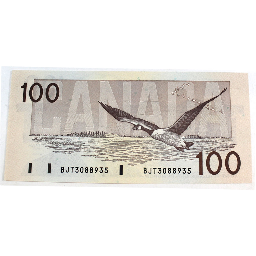 BC-60d 1988 Canada $100 Knight-Dodge, BJT, Choice Uncirculated (CUNC63)