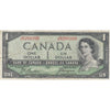 BC-29b 1954 Canada $1 Beattie-Coyne, Devil's Face, J/A, F-VF (F15)