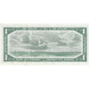 BC-37a 1954 Canada $1 Beattie-Coyne, Y/A, VF-EF (VF30)