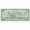 BC-37a 1954 Canada $1 Beattie-Coyne, Z/A, VF-EF (VF30)