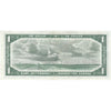 BC-37a 1954 Canada $1 Beattie-Coyne, S/L, Almost Uncirculated (AU50)