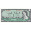 BC-37a 1954 Canada $1 Beattie-Coyne, B/N, Almost Uncirculated (AU50)