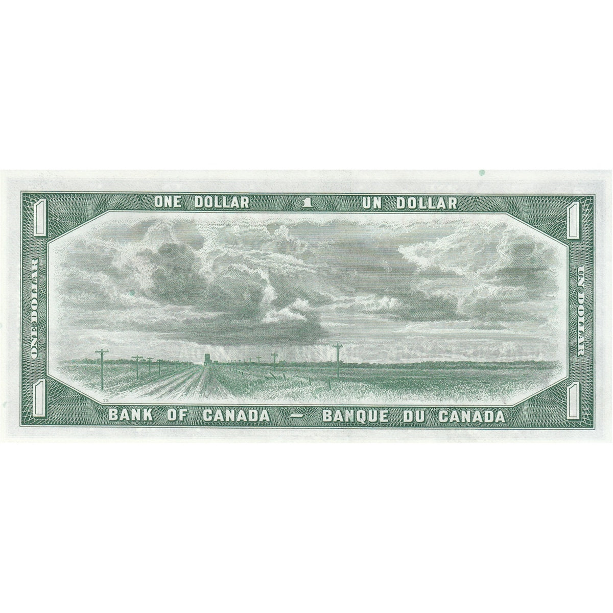BC-37a 1954 Canada $1 Beattie-Coyne, B/N, Almost Uncirculated (AU50)