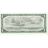 BC-37a-i 1954 Canada $1 Beattie-Coyne, B/M, Almost Uncirculated (AU50)
