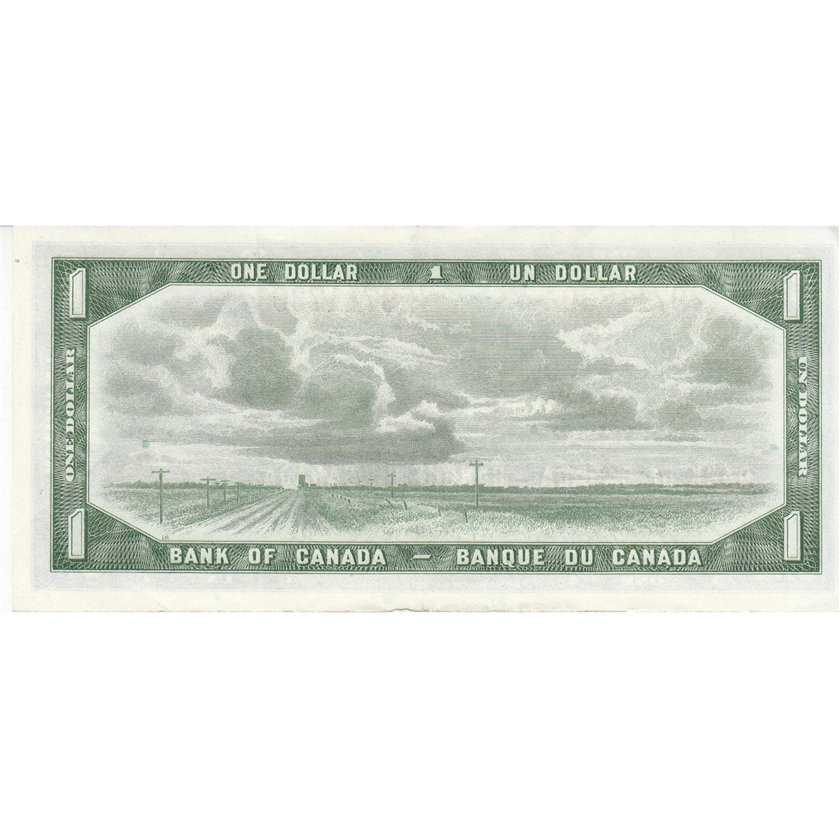 BC-37a-i 1954 Canada $1 Beattie-Coyne, C/M, VF-EF (VF30)