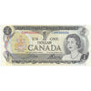 BC-46b 1973 Canada $1 Crow-Bouey, EAN, Very Fine (VF20)
