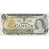 BC-46aA-i 1973 Canada $1 Lawson-Bouey, EAX, Steel Engraved, VG-F (VG10)