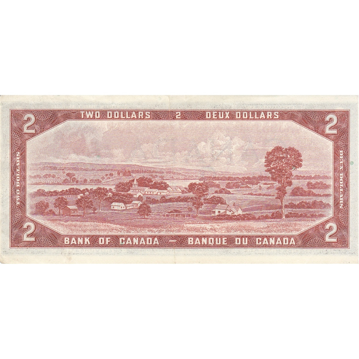 BC-38a 1954 Canada $2 Beattie-Coyne, N/B, VF-EF (VF30)