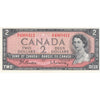 BC-38b 1954 Canada $2 Beattie-Rasminsky, B/R, Choice Uncirculated (CUNC63)