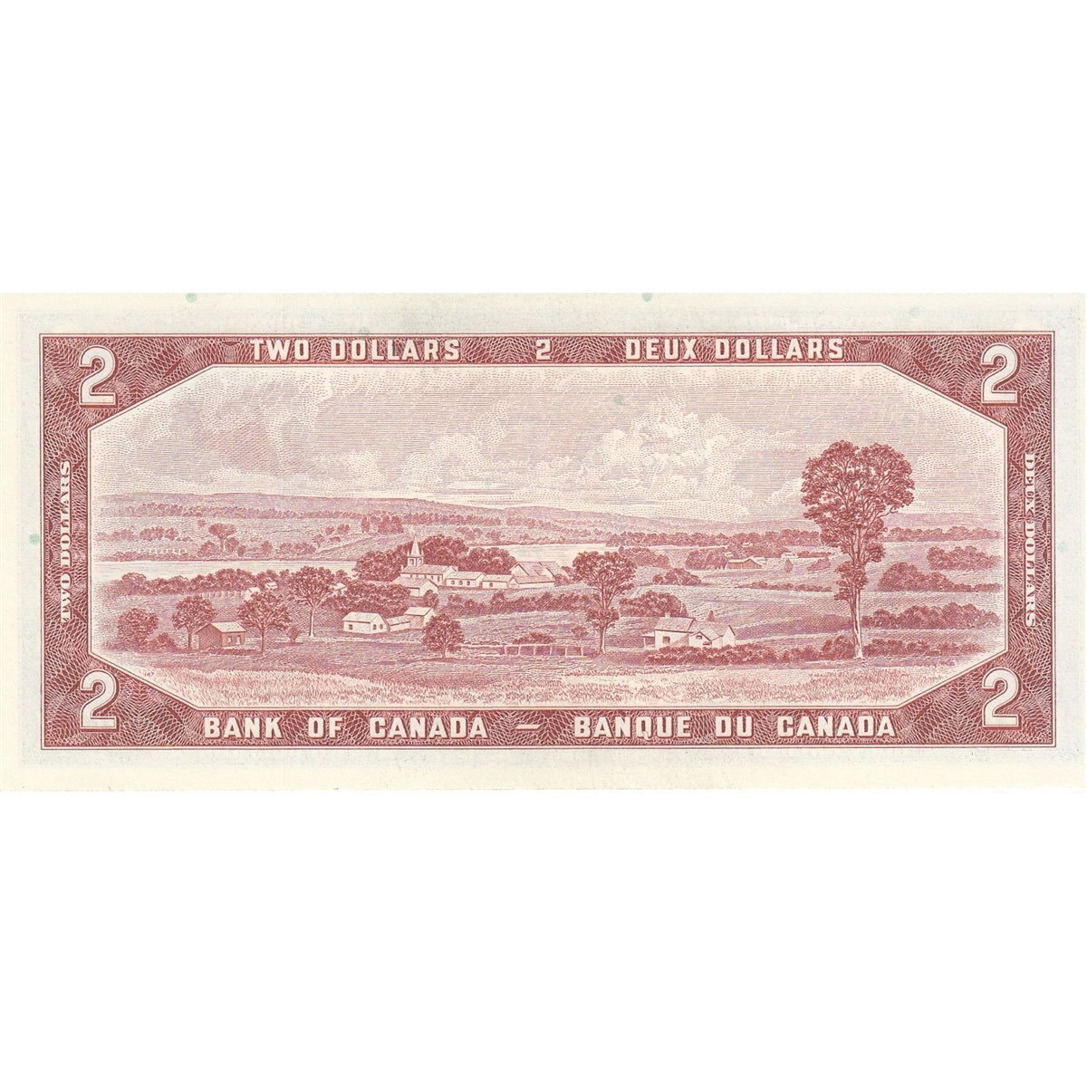 BC-38b 1954 Canada $2 Beattie-Rasminsky, X/U, Choice Uncirculated (CUNC63)