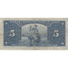 BC-23b 1937 Canada $5 Gordon-Towers, R/C, VG-F (VG10)
