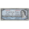BC-39a-i 1954 Canada $5 Beattie-Coyne, Y/C, VF-EF (VF30)