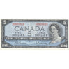 BC-39b 1954 Canada $5 Beattie-Rasminsky, O/S, Almost Uncirculated (AU50)