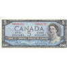 BC-39b 1954 Canada $5 Beattie-Rasminsky, D/X, Almost Uncirculated (AU50)